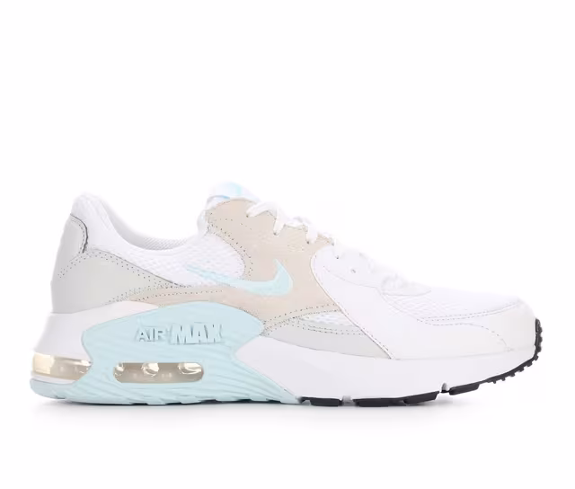 Women's Nike Air Max Excee Sneakers in Wh/Bl/Gy/Bk color