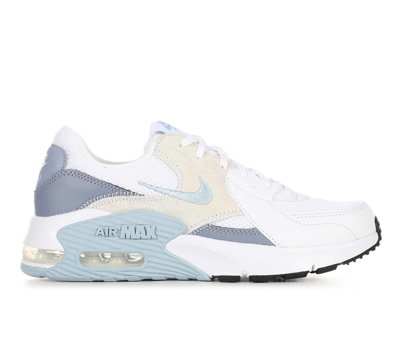 Women's Nike Air Max Excee Sneakers in Ltbl/Nvy/Wht color