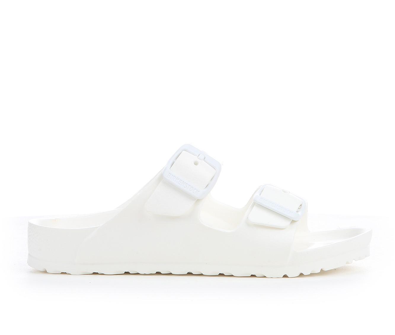 Kids' Birkenstock Little Kid Arizona Essentials Footbed Sandals in White color