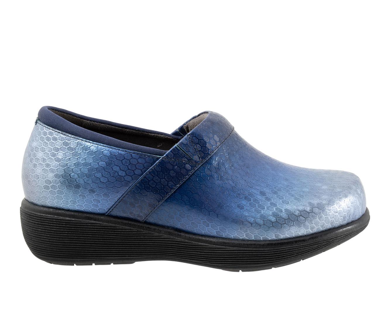 Blue Embossed