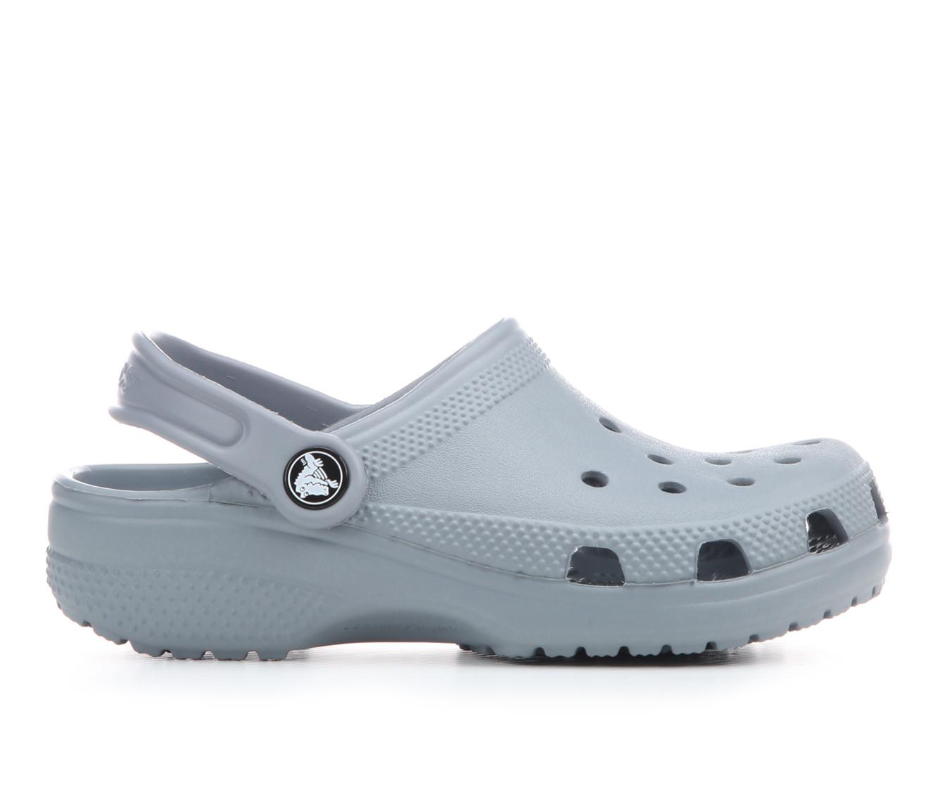 Kids' Crocs Little Kid & Big Kid Classic Clogs in Concrete color