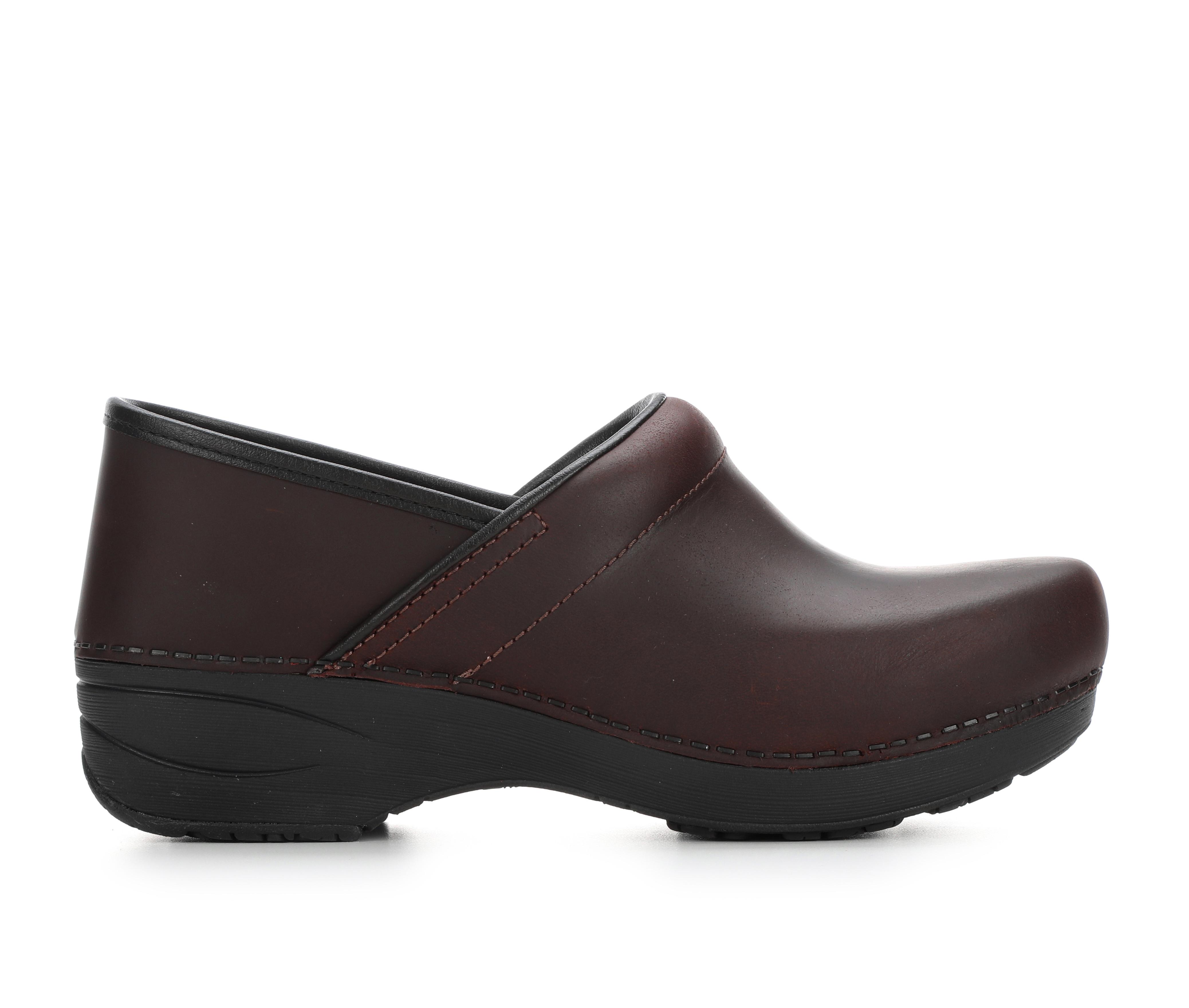 Women's Dansko XP 2.0 Wedge Clogs in Brown WP color