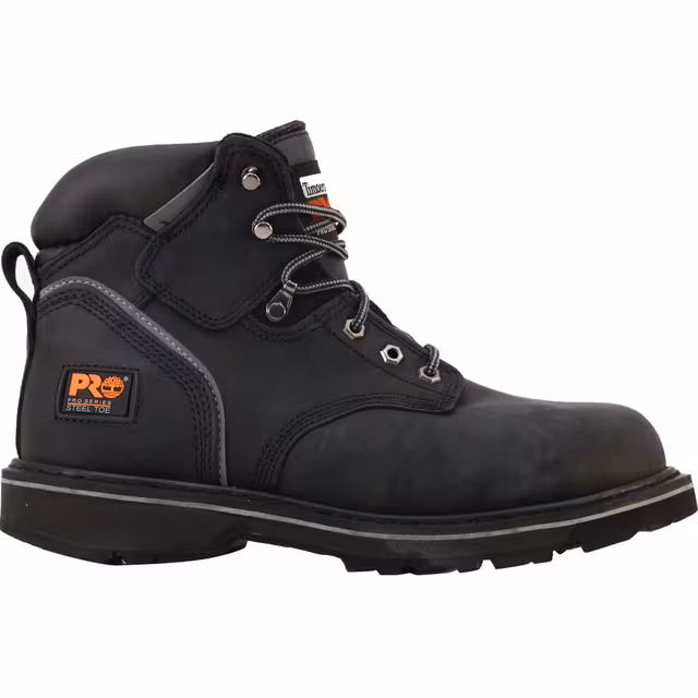 Timberland Pro Pit Boss 6 Inch Steel Toe 33034 Work Boots in Black color
