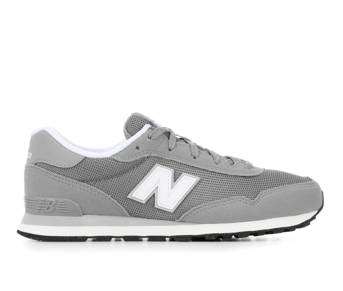 Boys' New Balance Big Kid 515 Running Shoes in Slate Gry/Wht color