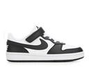 Kids' Nike Little Kid Court Borough Low Recraft Sneakers in Black/White color