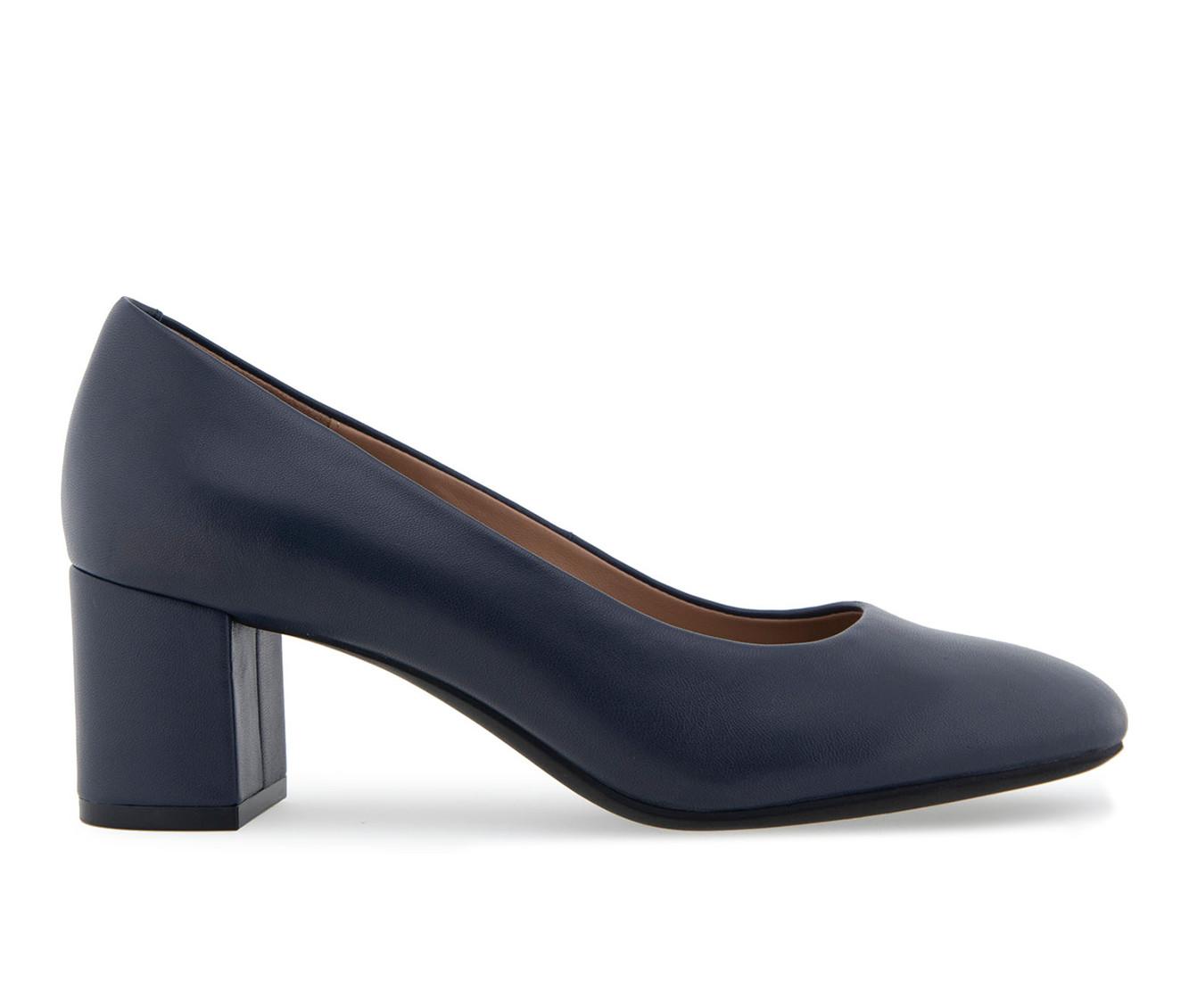 Navy Leather