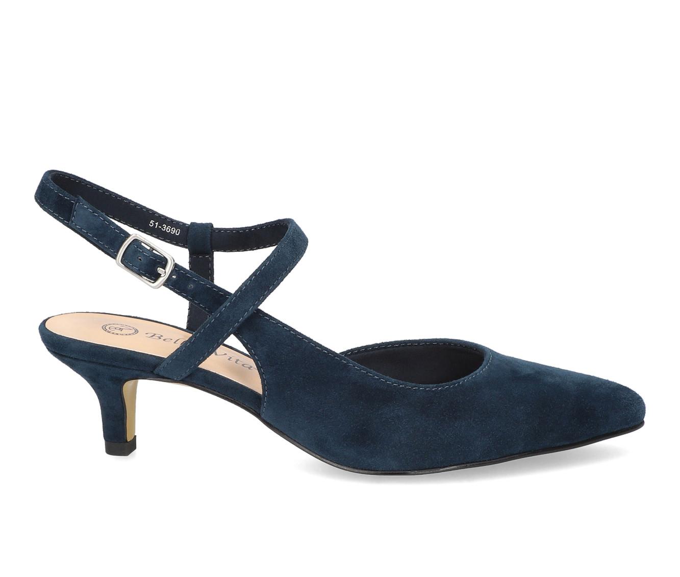Navy Suede