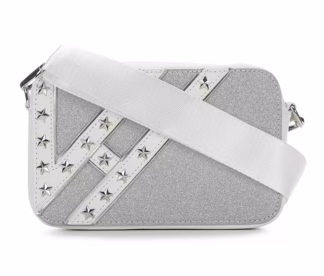 VINTAGE HAVANA Joyce Crossbody Handbag in Silver color