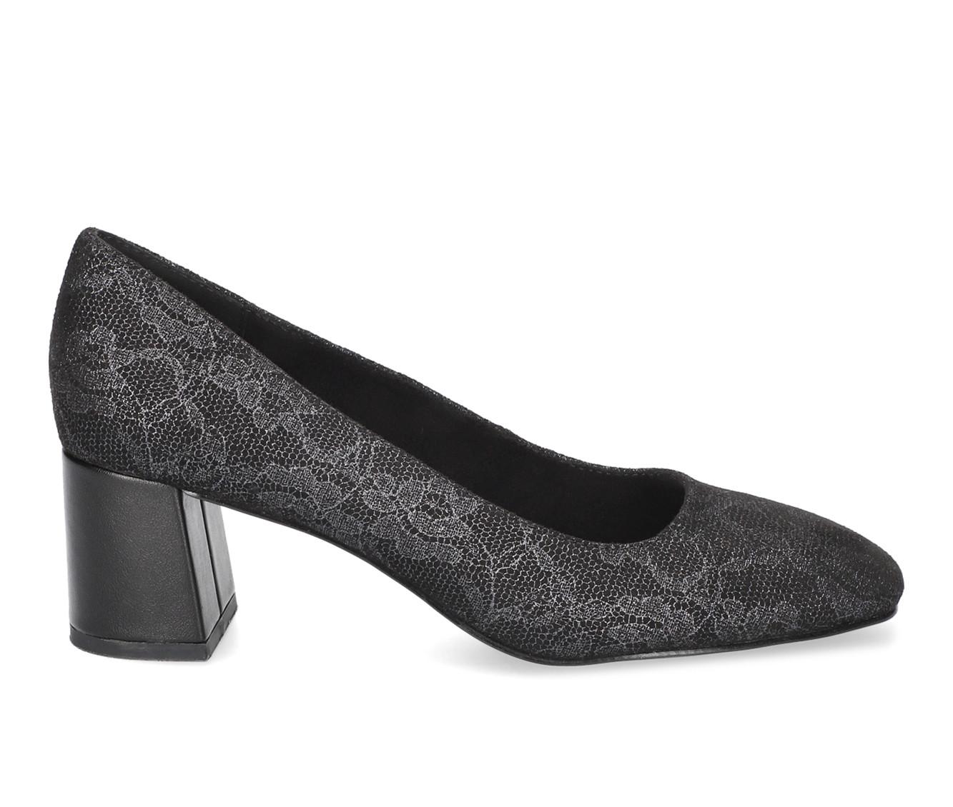 Women's Bella Vita Jillian Pumps in Black Lace color