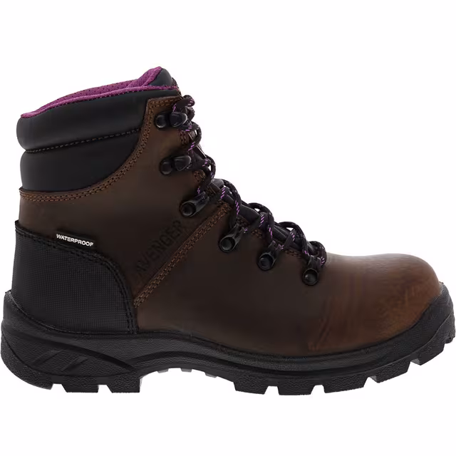Avenger Work Boots Builder WMNS 8125 Work Boots in Brown color