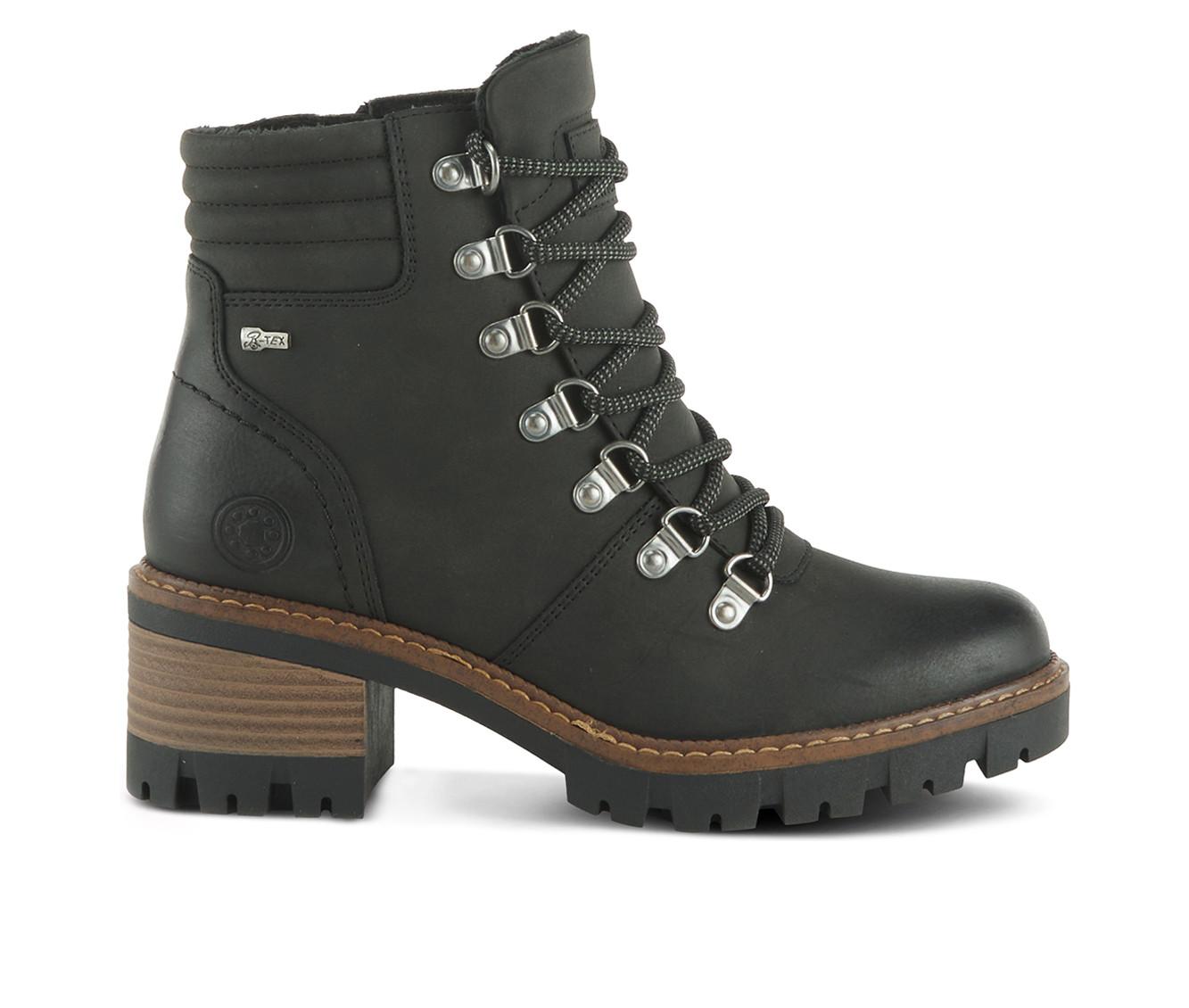 SPRING STEP Rockies Booties in Black color