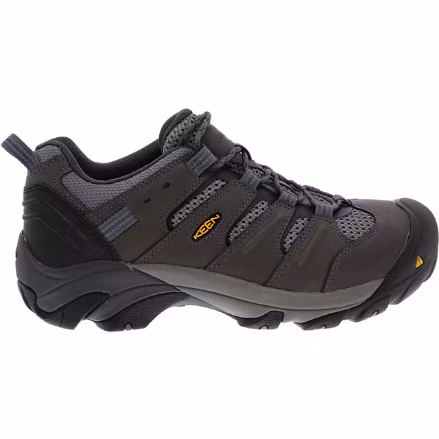 KEEN Utility KU Lansing Low ST OX Work Shoes in Grey color