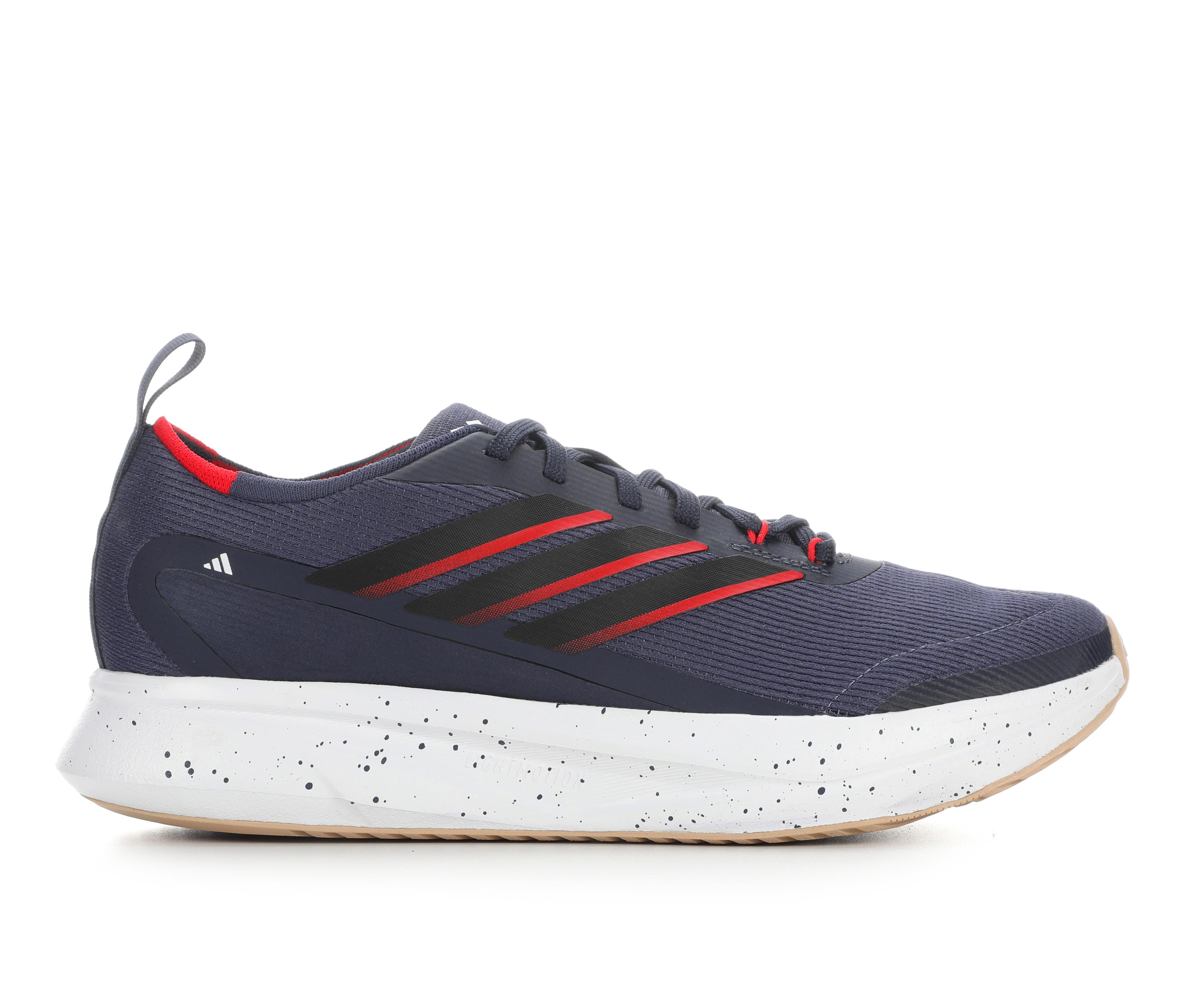 Navy/Red Speck