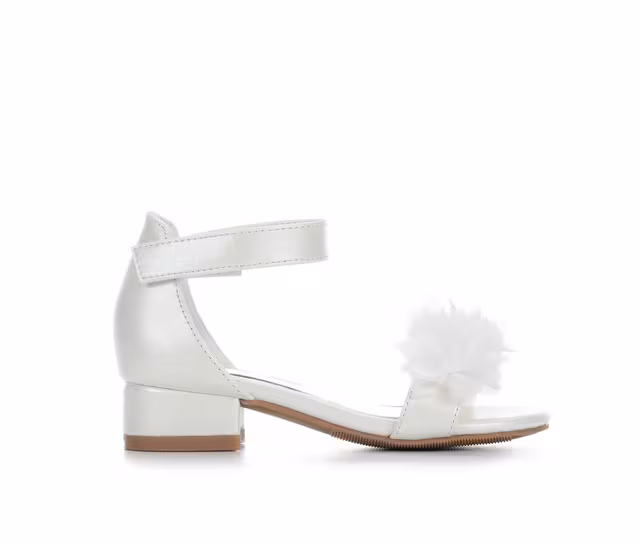 Girls' Soda Toddler Flora Dress Sandals in White color