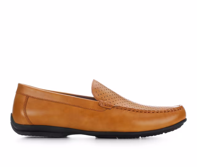 Men's Stacy Adams Conroy Dress Loafers in Tan color