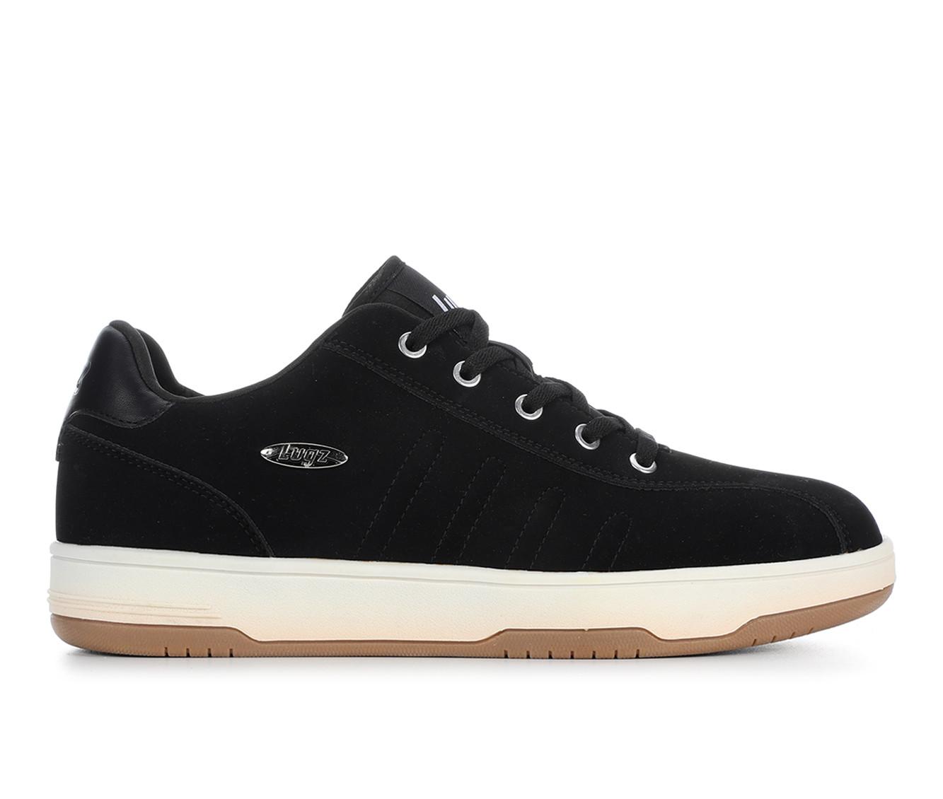 Men's Lugz Challenge Sneakers in Blk/Wht/Gum color