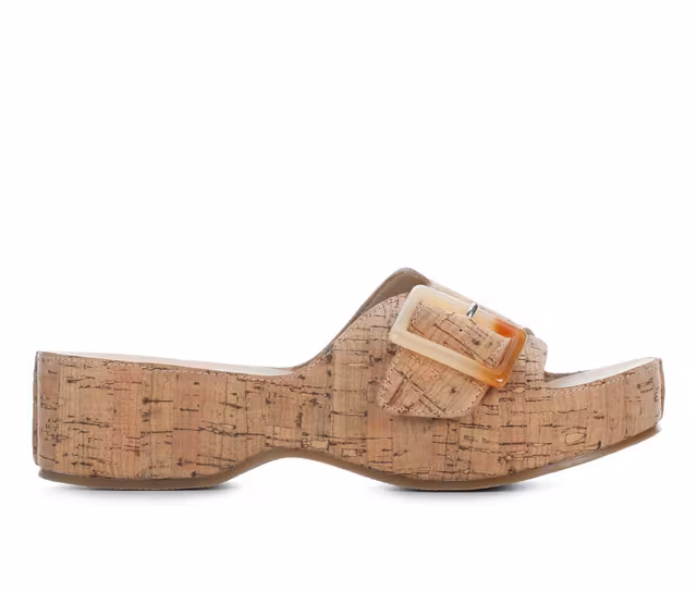 Women's Volatile Bertha Platform Sandals in Cork color