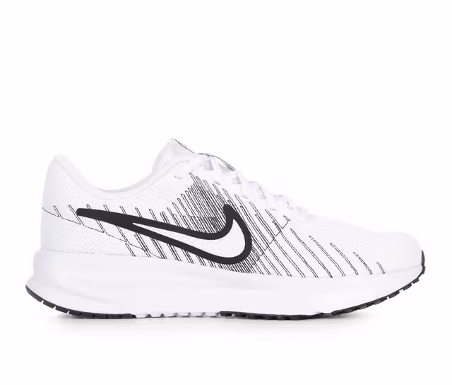 Men's Nike Run Defy Running Shoes in White/Black color