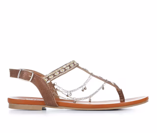 Women's Jellypop Anais Sandals in Cognac color