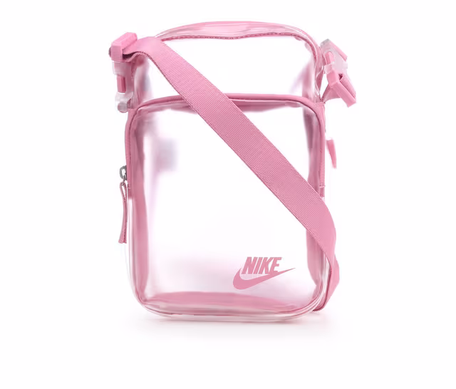 Nike Heritage Crystal Crossbody in Clear/Flamingo color