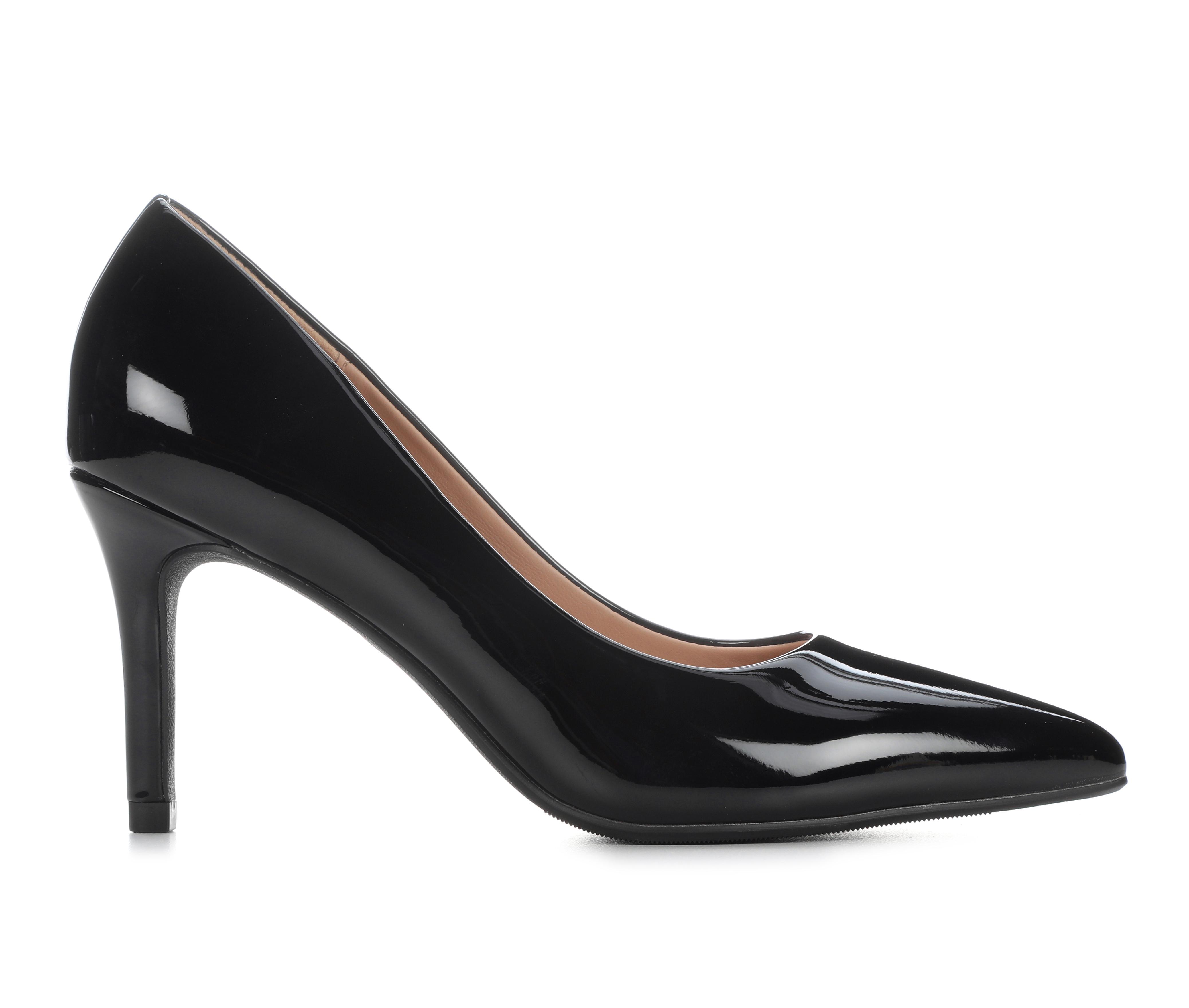 Women's Delicious Florian-S Pumps in Black Pat color