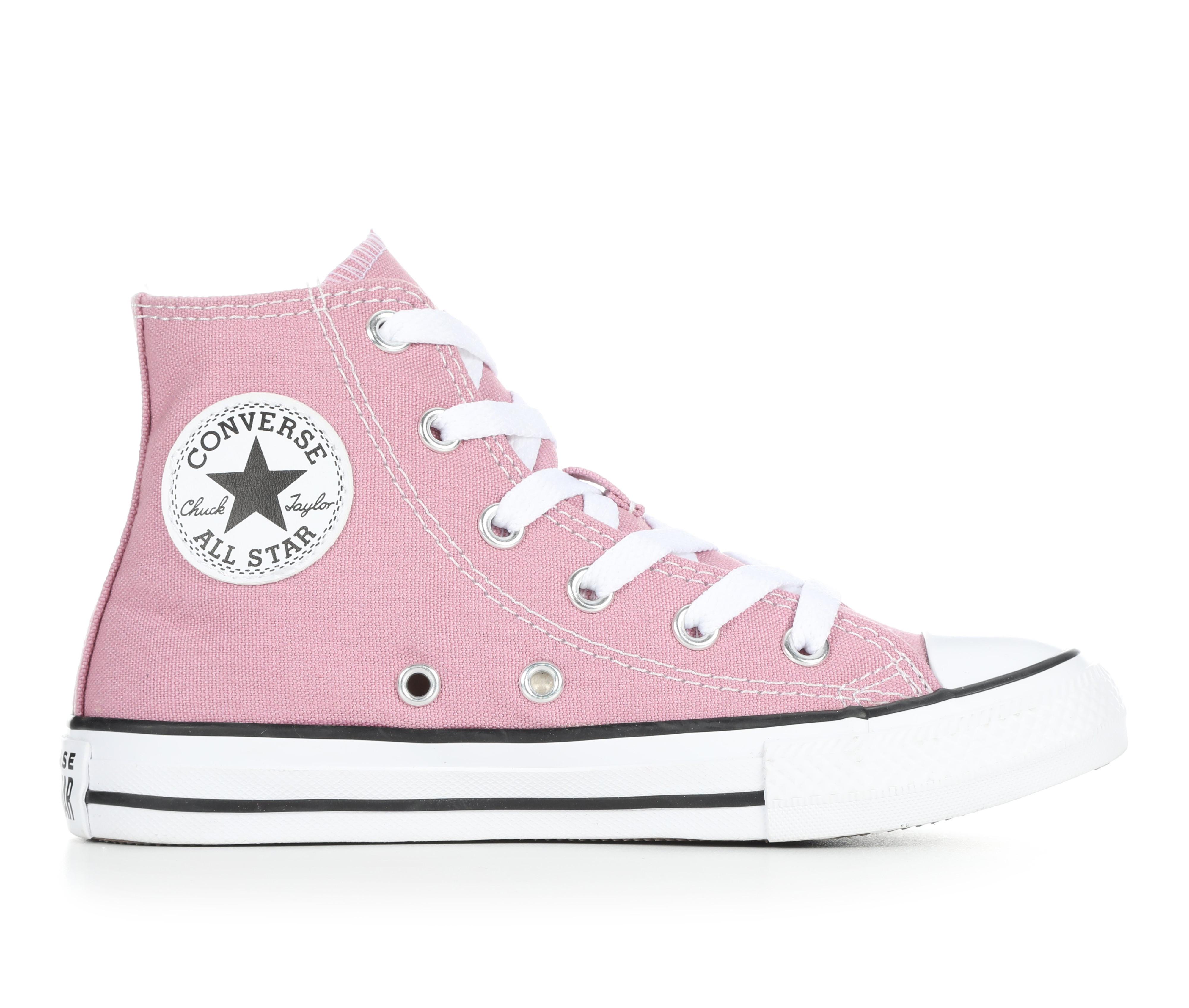 Girls' Converse Little Kid Chuck Taylor All Star Hi Sneakers in Cliffside Rose color