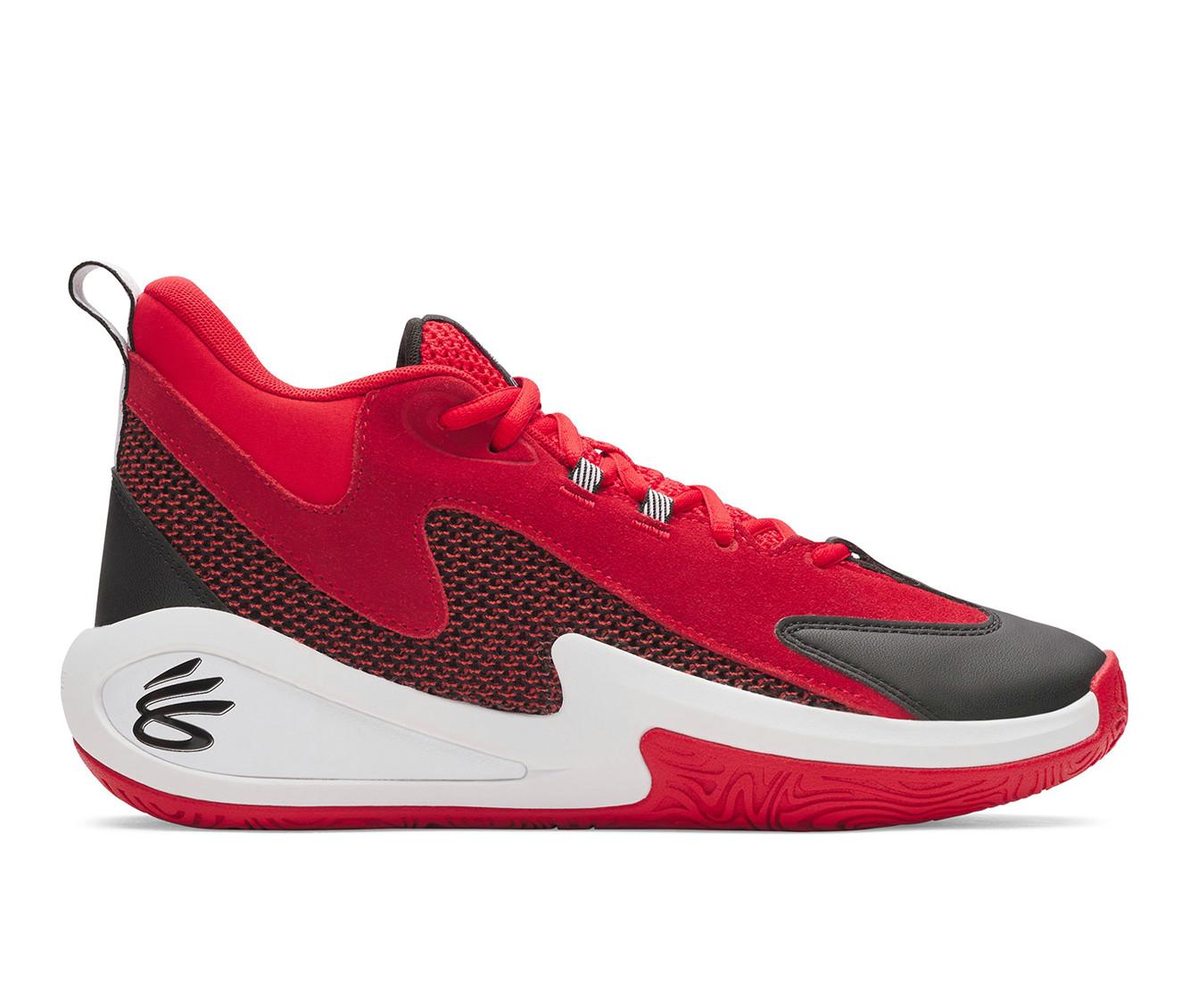 Red/Black Suede