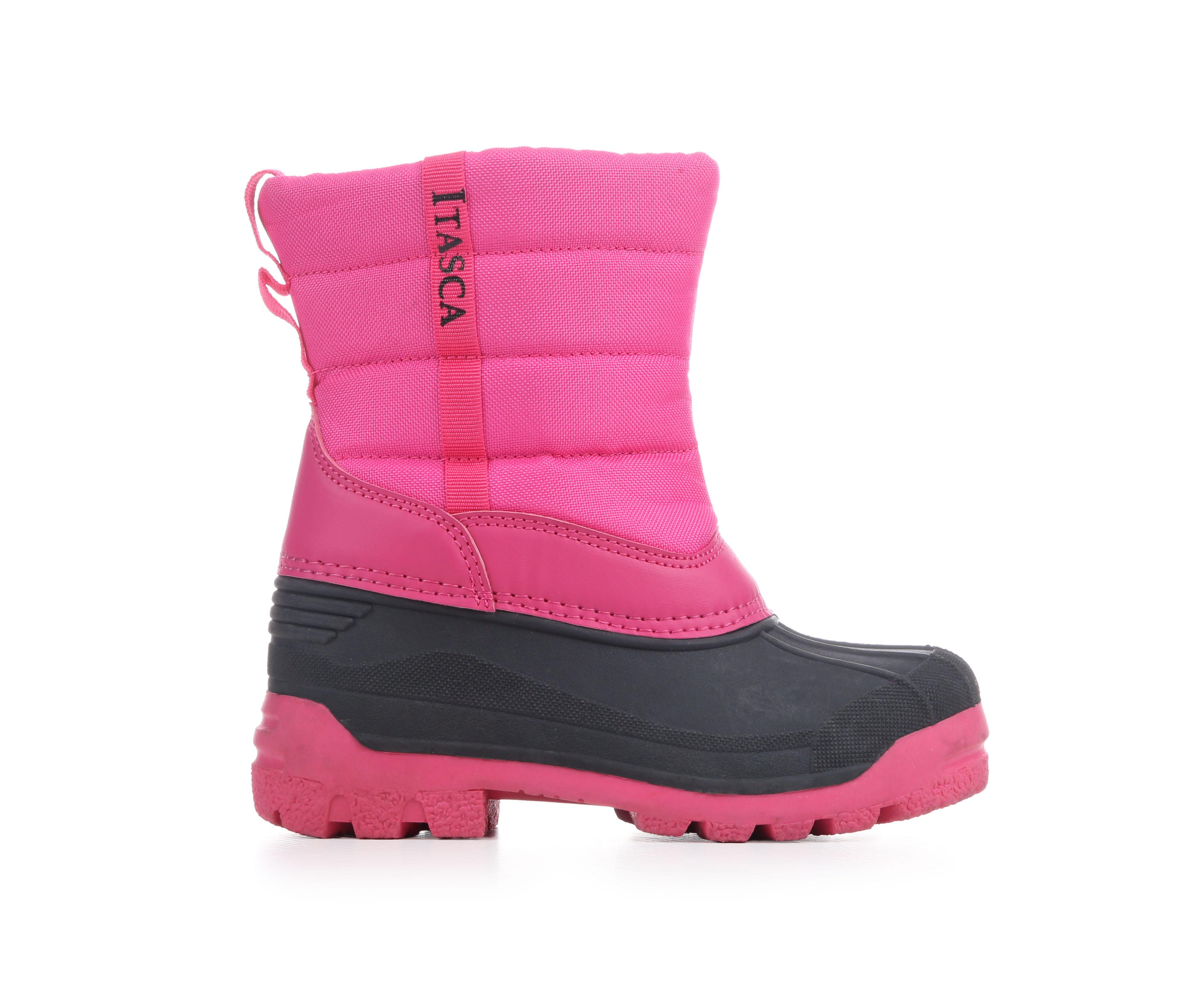 Girls' Itasca Sonoma Little Kid & Big Kid Snow Winter Boots in Pink color