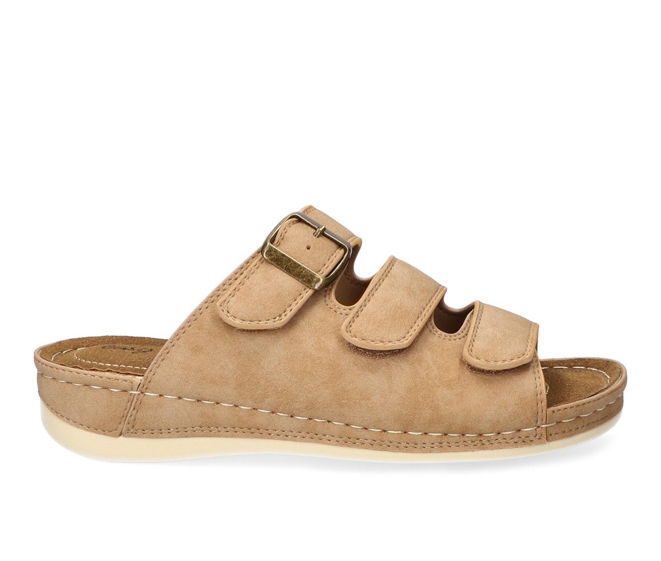 Women's Easy Street Pinterry Sandals in Natural color