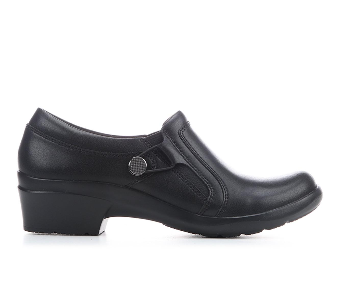 Women's Clarks Angie Holly Clog in Black color