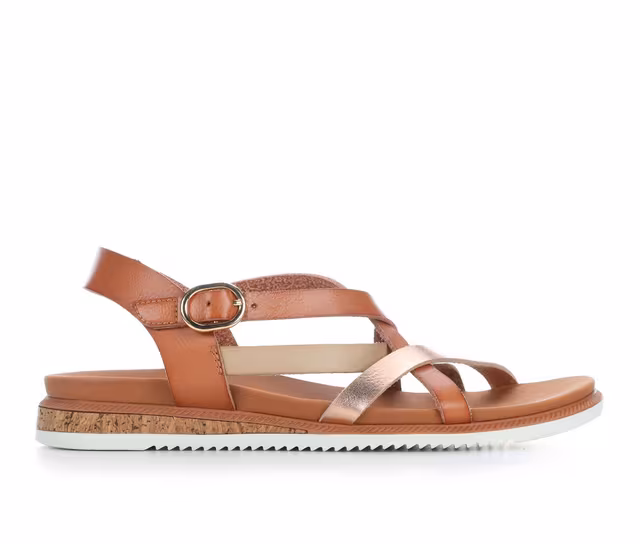 Women's BOBS Desert Kiss Low 114709 Sandals in Chestnut color