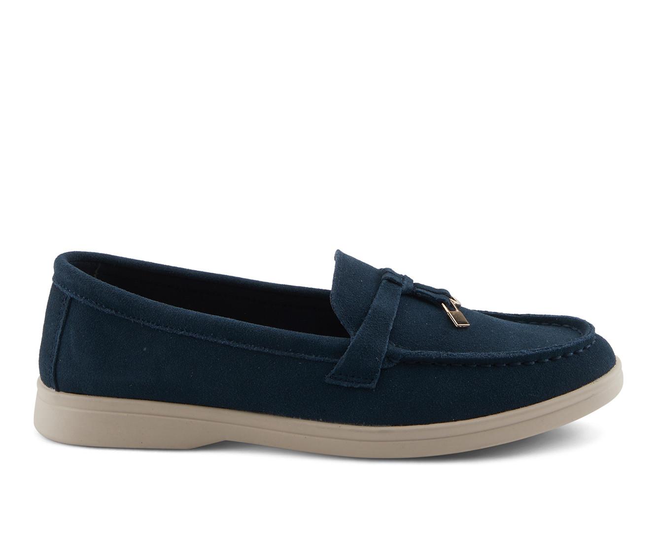 Navy Suede
