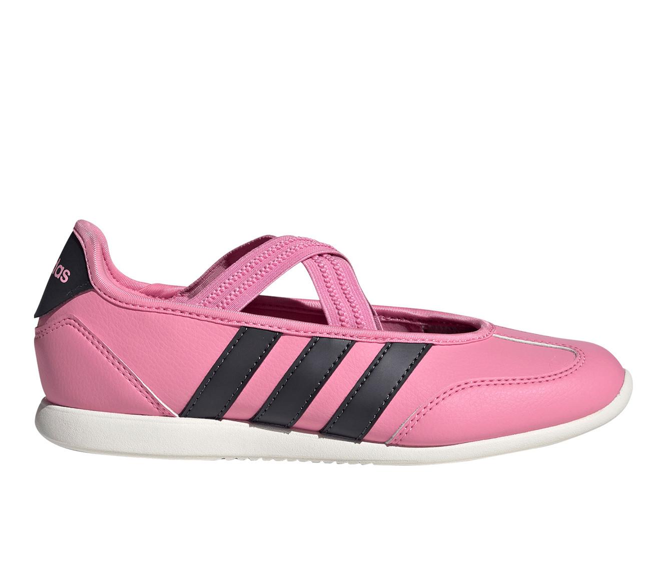 Girls' Adidas Big Kid Barreda Mary Janes in Pink color