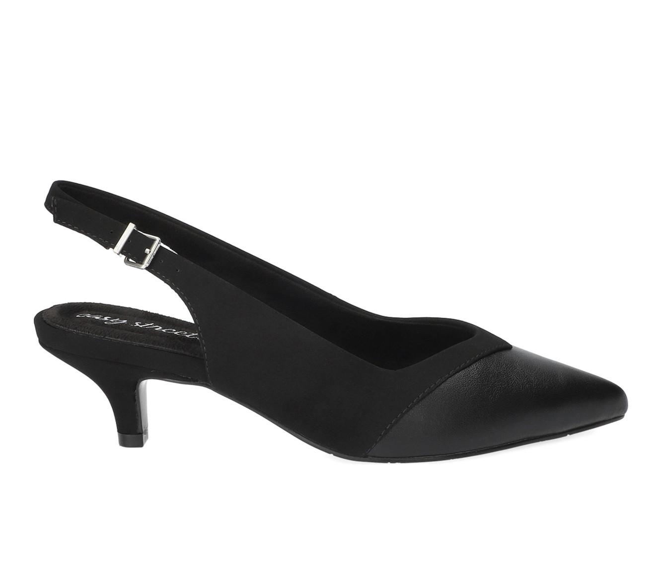 Women's Easy Street Vivid Dress Sandals in Black Lamy color