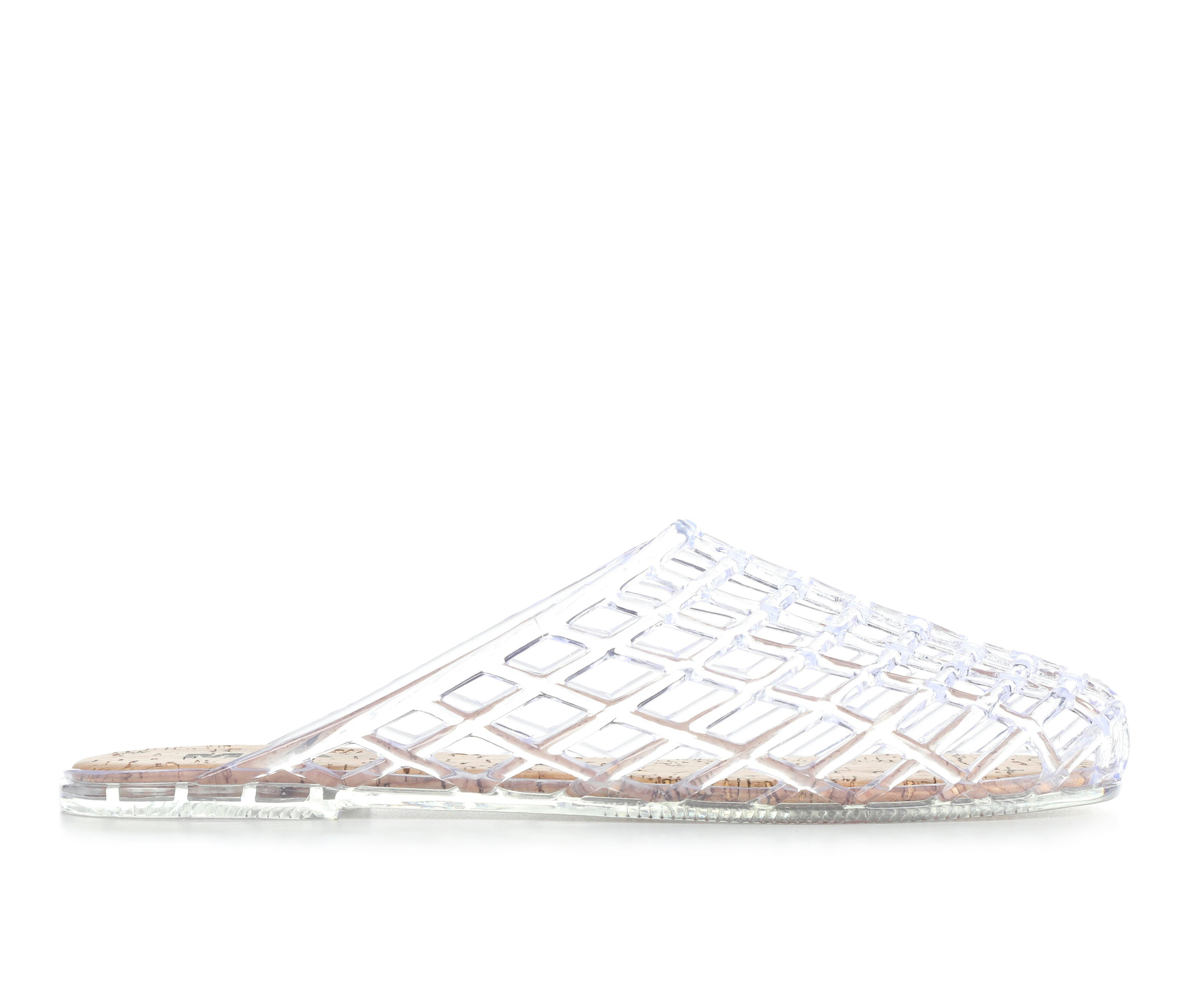 Women's MIA Darby Mules in Clear color