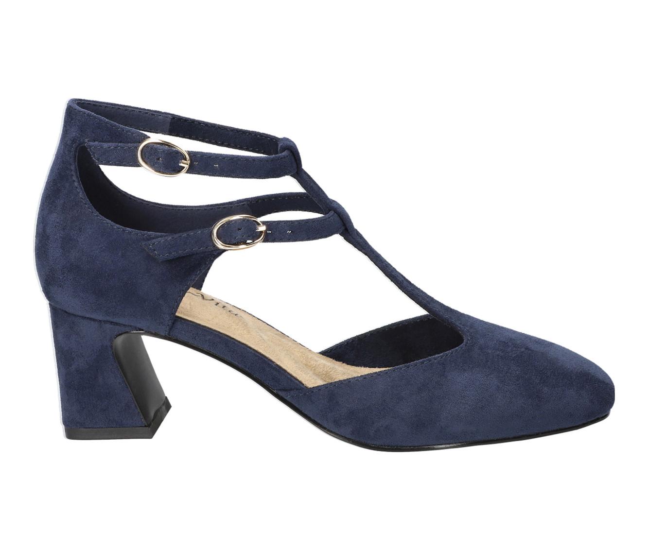 Navy Suede