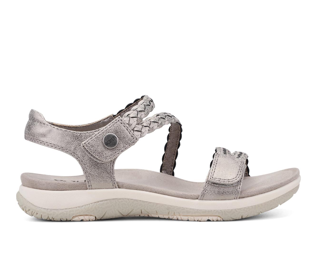 Women's Earth Origins Stellon Sandals in Dark Silver color