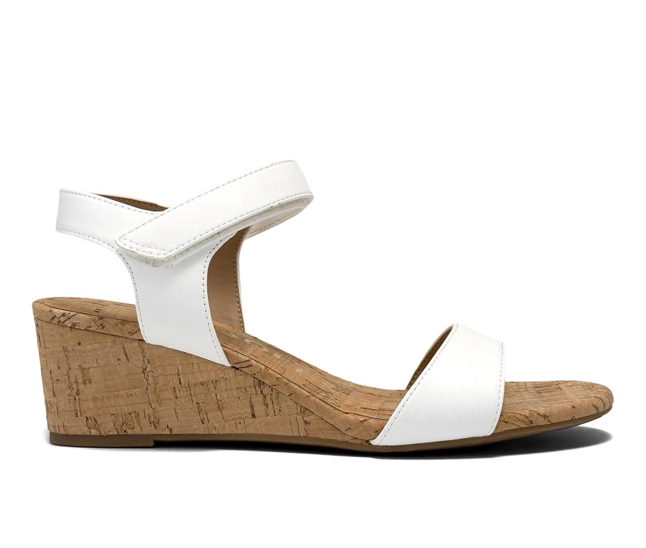 Women's Aerosoles Wel Wedges in Bright White color