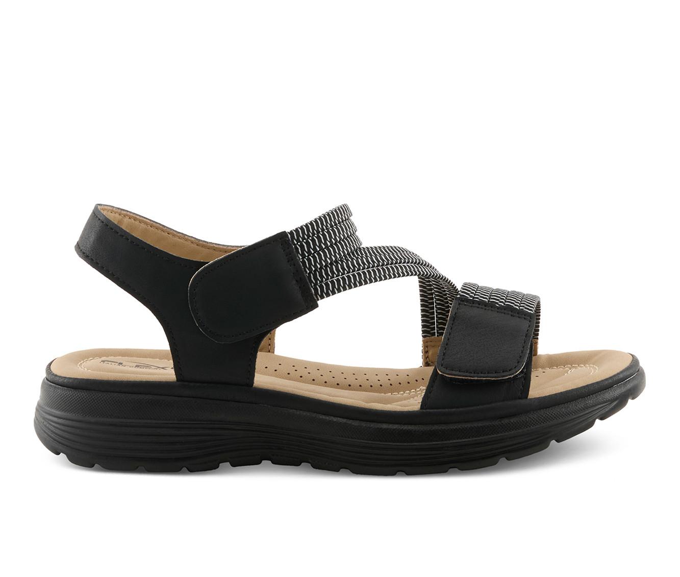 Women's Flexus Abie Sandals in Black color