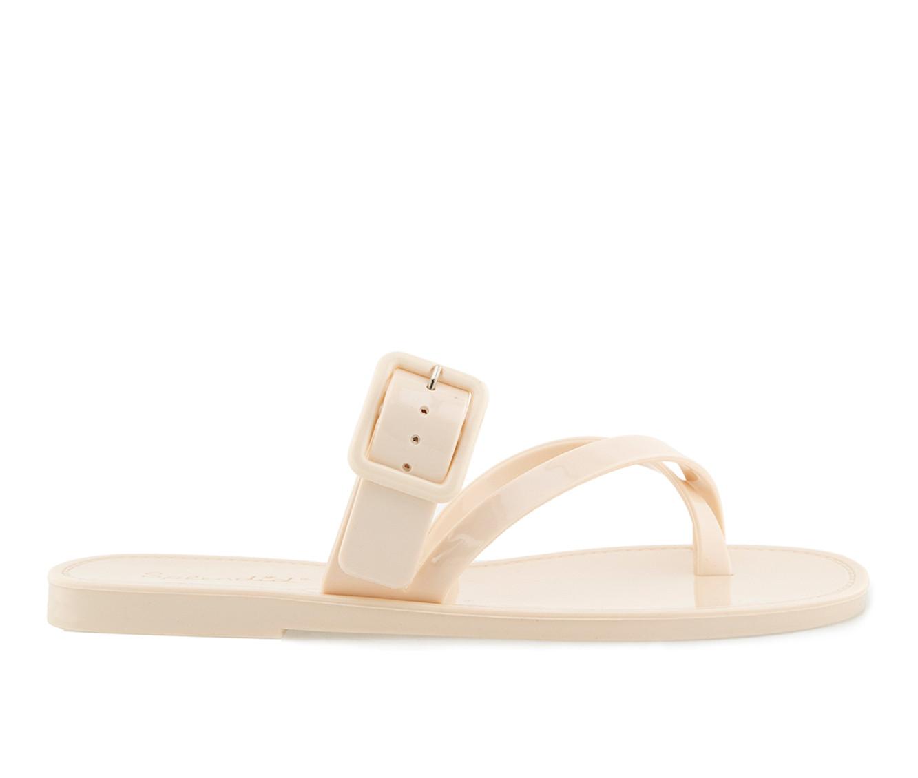 Women's Splendid Susana Jelly Sandals in Oat color
