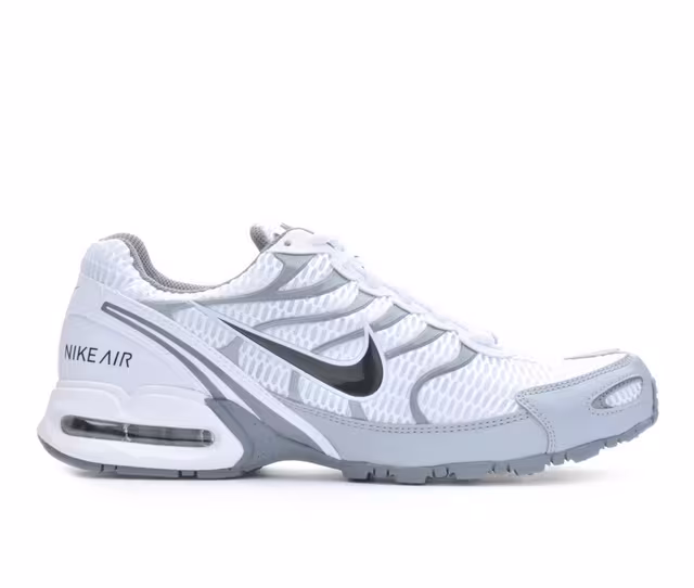 Men's Nike Air Max Torch 4 Sneakers in Wht/Blk/Gry 100 color