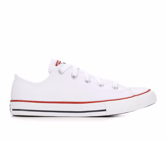 Kids' Converse Little Kid Optic White Ox Sneakers in White color