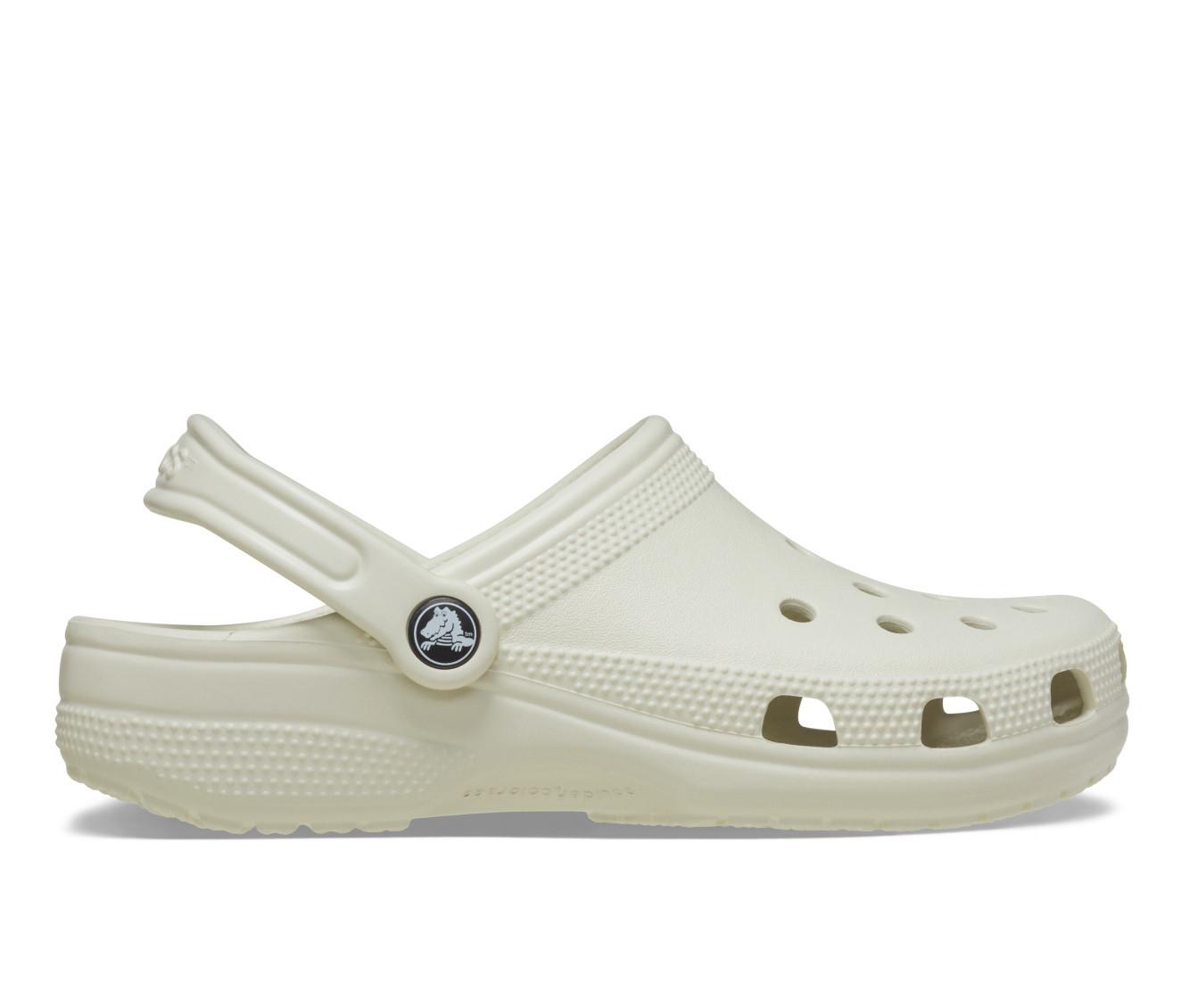 Adults' Crocs Classic Clogs in Linen color