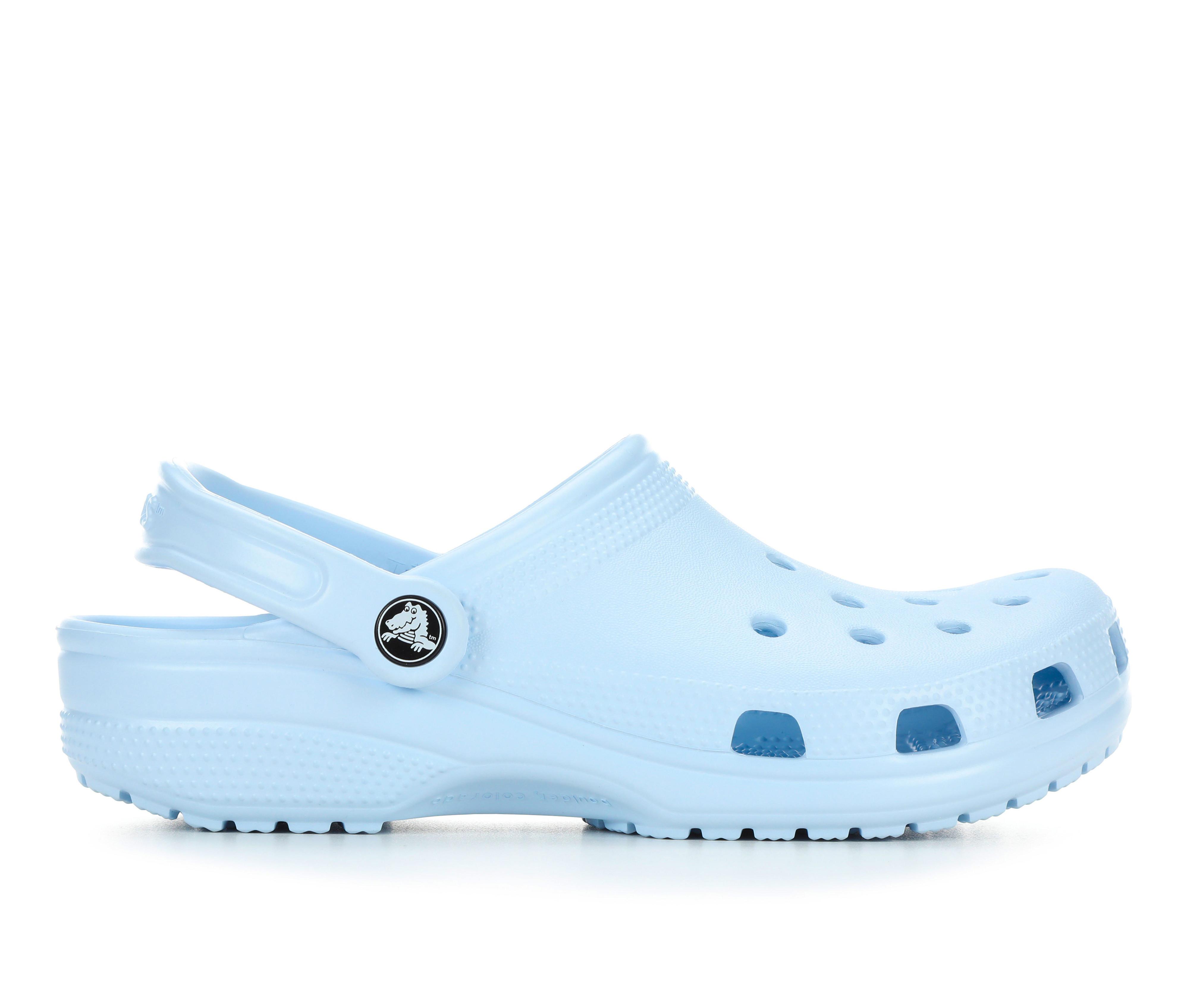 Adults' Crocs Classic Clogs in Blue Frost color